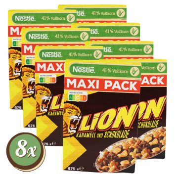 Multipack: Nestlé Lion Cereals Karamell & Schoko à 675G