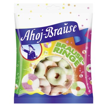 Ahoj-Brause Gummibonbon Ringe soft 150 g