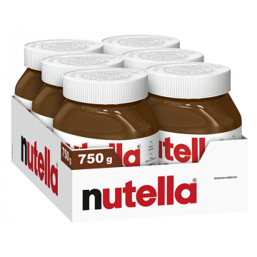 Multipack: 6x Ferrero Nutella 750g