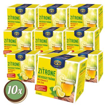 Multipack: 10x Krüger Heißgetränk Zitrone á 160g