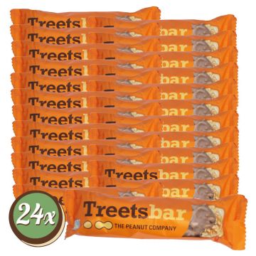 Multipack: 24x Treets Crunchy Peanut Riegel á 45g