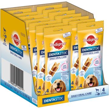 Multipack: 14x PEDIGREE DENTASTIX Daily Oral Care mit je 4 Stück