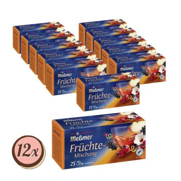 Multipack: 12x MEßMER Früchte-Mischung 25er