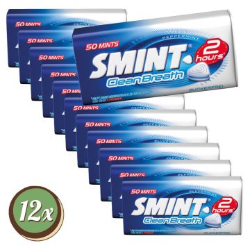 Multipack: 12x Smint Clean Breath á 35g