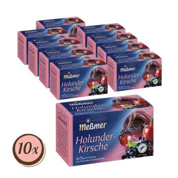 Multipack: 10x MEßMER Holunder-Kirsche 20er