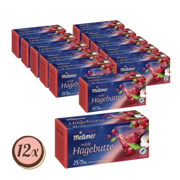 Multipack: 12x MEßMER Milde Hagebutte 25er