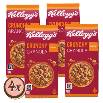 Multipack: 4x Kellogg's Knusper Müsli Classic á 1500g