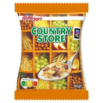 Kurzes MHD: Kelloggs Müsli Country Store 40g