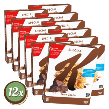 12x Kelloggs Special K Dark Choco à 325g