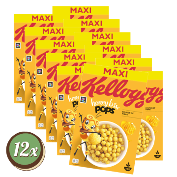 Multipack: 12x Kelloggs Honey Bsss Pops à 600g