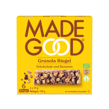 MadeGood Granola Riegel Choco Banane 144g