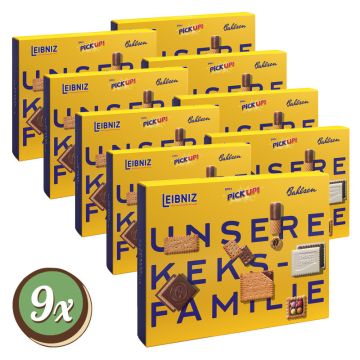 Mutlipack: 9x Bahlsen Unsere Keksfamilie á 280g