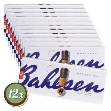 Multipack: 12x Bahlsen Waffeletten Edelherb á 100g