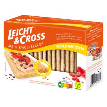 Leicht & Cross Knusperbrot Goldweizen 125g