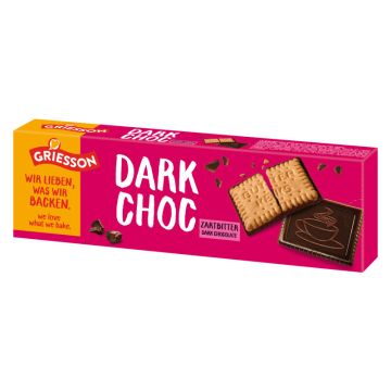 Griesson Dark Choc Zartbitter 125g