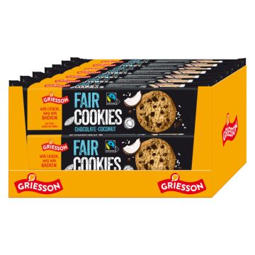 Griesson Fair Cookies Chocolate-Coconut 14x150g