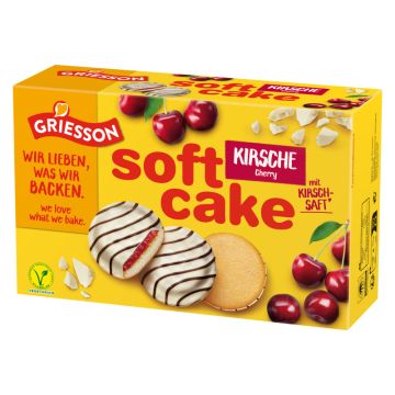 Kurzes MHD: Griesson Soft Cake Kirsche 300g