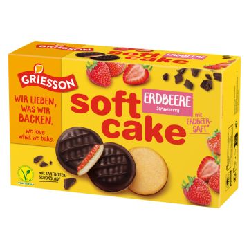 Kurzes MHD: Griesson Soft Cake Erdbeere 300g