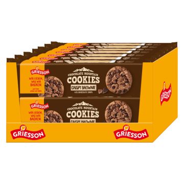 Griesson Chocolate Mountain Cookies Crispy Brownie 14x150g