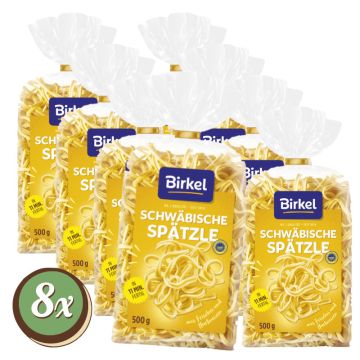 Multipack: 8x BIRKEL (Schwäbische Spätzle) á 500g