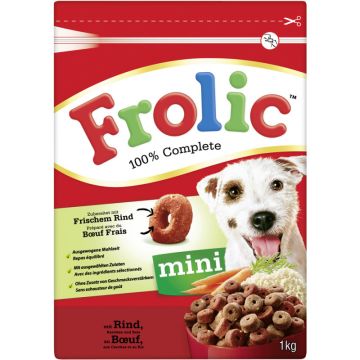 FROLIC Beutel Mini mit Rind, Karotten und Reis 1kg