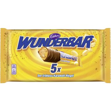 Cadbury Wunderbar Erdnuss 5x37g = 185g