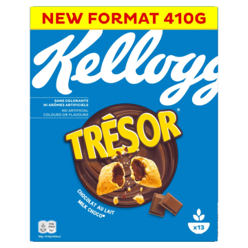 Kelloggs Tresor Milk Chocolate 410g