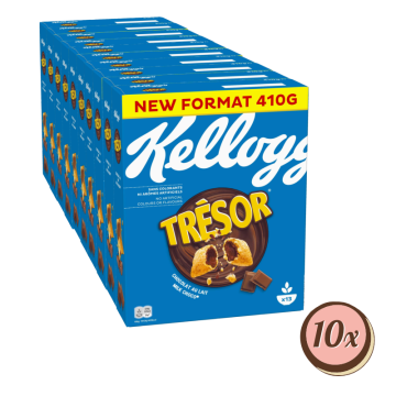 Multipack: 10x Kelloggs Tresor Milk Chocolate á 410g