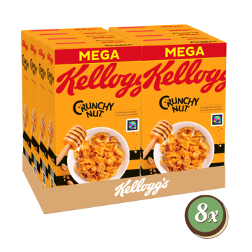 Multipack: 8x Kelloggs Crunchy Nut á 720g --- MEGA Family XXL