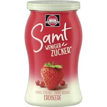 Schwartau Samt weniger Zucker Erdbeere 255g