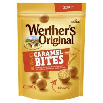 Werther's Original Caramel Bites Crunchy 140g