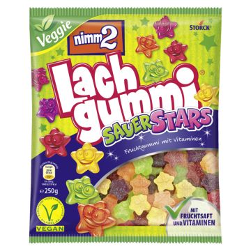 nimm2 Lachgummi Sauer Stars 250g