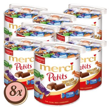 Multipack: 8x Merci Petits Chocolate Collection Dose á 1000g