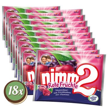 Multipack: 18x nimm2 Bonbon Rote Früchte á 429g