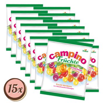 Multipack: 15x Storck Bunte Welt Campino Früchte á 325g