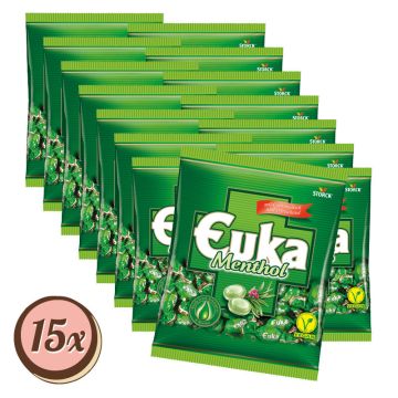 Multipack: 15x Storck Bunte Welt Euka Menthol á 425g