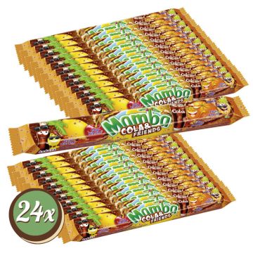 Multipack: 24x Mamba Cola & Friends, Kaubonbons á 106g