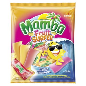 Mamba Fruit Surfer, Kaustreifen mit Fruchtgeschmack, 1 x 290g