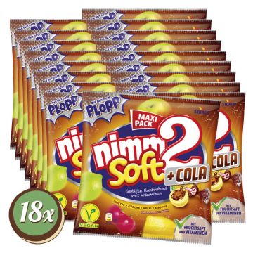 Multipack: 18x nimm2 Soft + Cola á 345g