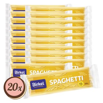 Multipack: 20x Birkel Spaghetti á 500g