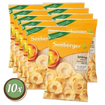 Multipack: 10x Seeberger Apfelringe á 80g