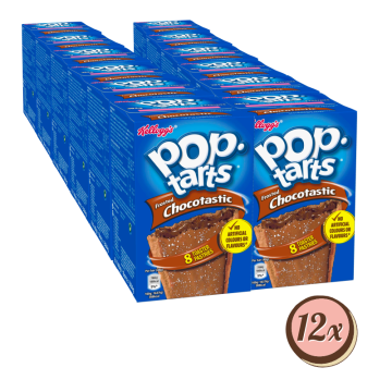 Multipack: 12x Kelloggs PopTarts 8er Frosted Chocotastic á 384g