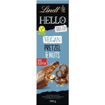 Kurzes MHD: Lindt HELLO Vegan Pretzel 100g