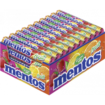 Multipack: 40x Mentos Frucht á 38g