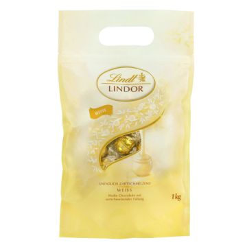 Lindt Lindor Beutel Weiß 1KG (1000g)