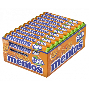 Multipack: 40x Mentos Fanta Orange 37,5g