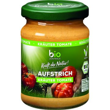 Biozentrale Aufstrich Kräuter Tomate 125g