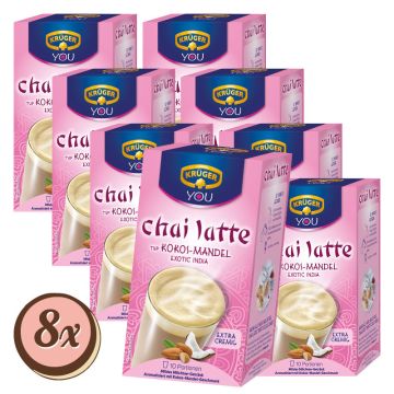 Multipack: 8x Krüger You Chai Latte Kokos Mandel á 250g