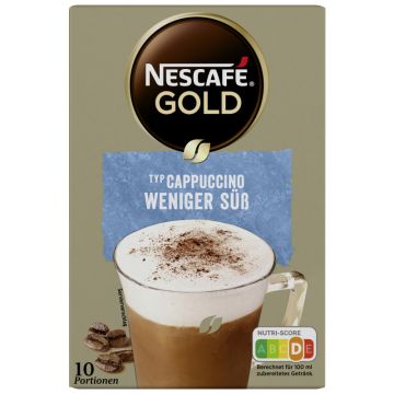 NESCAFE GOLD Typ Cappuccino Weniger Süss (10x12,5g) 125g