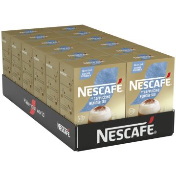 Multipack: 12x NESCAFE Typ Cappuccino Weniger Süss 12(10x12,5g) 125g